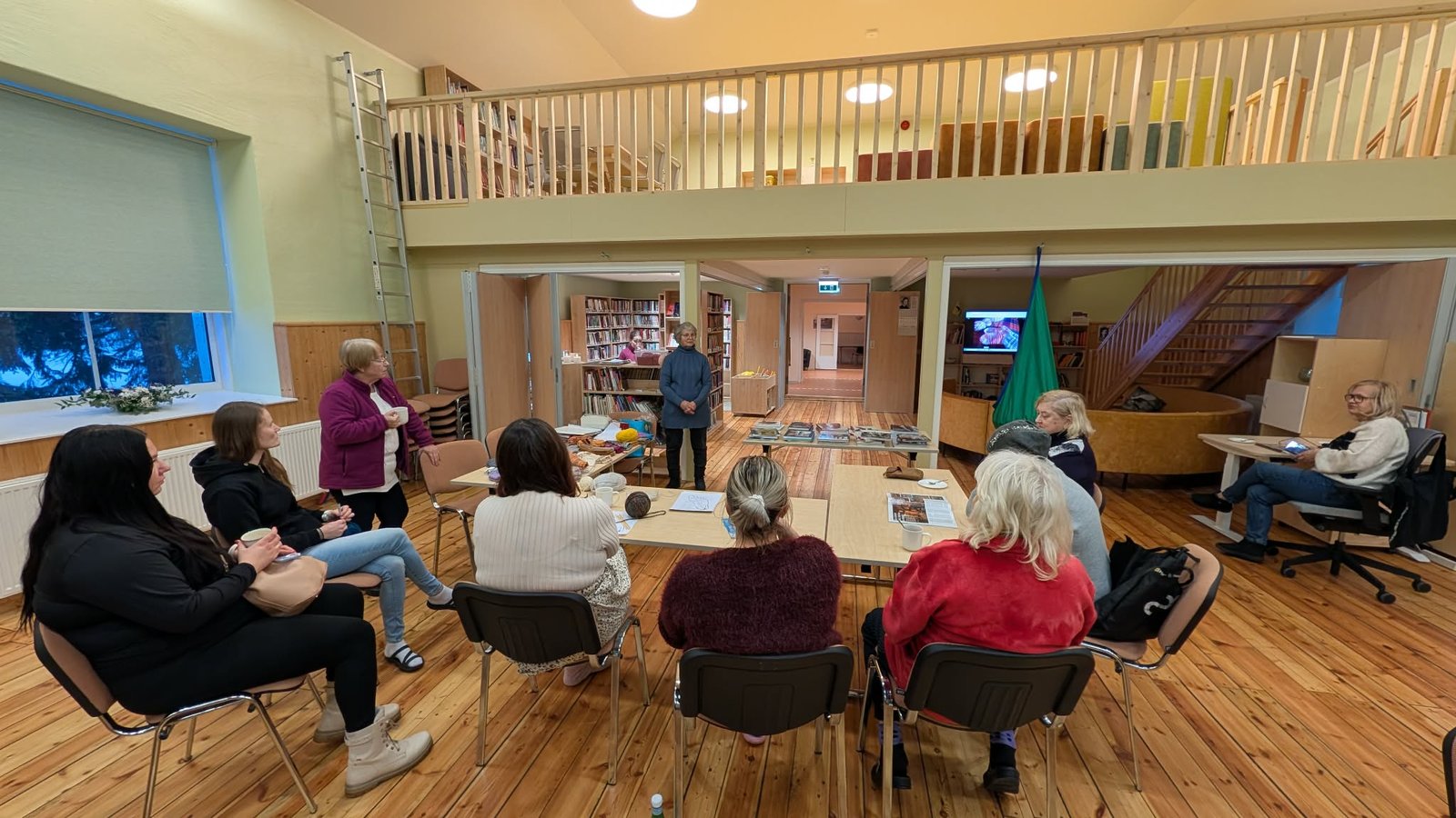 JVL, märts I 2026, Päinurme sokikudumine